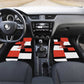 Chimamanda Ngozi Adichie Car Mats with Bold Red Portrait, We Should All Be Feminists Quote - African Pride