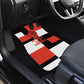 Chimamanda Ngozi Adichie Car Mats with Bold Red Portrait, We Should All Be Feminists Quote - African Pride
