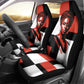 Chimamanda Ngozi Adichie Car Seat Cover with Bold Red Portrait, We Should All Be Feminists Quote - African Pride