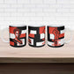 Chimamanda Ngozi Adichie Ceramic Mug with Bold Red Portrait, We Should All Be Feminists Quote - African Pride