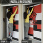Chimamanda Ngozi Adichie Door Cover with Bold Red Portrait, We Should All Be Feminists Quote - African Pride