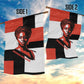 Chimamanda Ngozi Adichie Garden Flag with Bold Red Portrait, We Should All Be Feminists Quote - African Pride