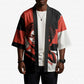Chimamanda Ngozi Adichie Kimono with Bold Red Portrait, We Should All Be Feminists Quote - African Pride