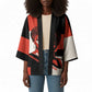 Chimamanda Ngozi Adichie Kimono with Bold Red Portrait, We Should All Be Feminists Quote - African Pride