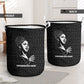 Chimamanda Ngozi Adichie Laundry Basket with Expressive Speaking Portrait, Stories Shape Reality - African Pride