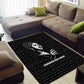 Chimamanda Ngozi Adichie Area Rug with Expressive Speaking Portrait, Stories Shape Reality - African Pride