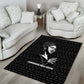 Chimamanda Ngozi Adichie Area Rug with Expressive Speaking Portrait, Stories Shape Reality - African Pride