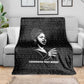 Chimamanda Ngozi Adichie Blanket with Expressive Speaking Portrait, Stories Shape Reality - African Pride