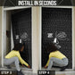 Chimamanda Ngozi Adichie Door Cover with Expressive Speaking Portrait, Stories Shape Reality - African Pride