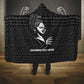 Chimamanda Ngozi Adichie Hooded Blanket with Expressive Speaking Portrait, Stories Shape Reality - African Pride