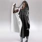 Chimamanda Ngozi Adichie Hooded Blanket with Expressive Speaking Portrait, Stories Shape Reality - African Pride