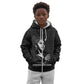 Chimamanda Ngozi Adichie Kid Hoodie with Expressive Speaking Portrait, Stories Shape Reality - African Pride
