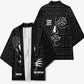 Chimamanda Ngozi Adichie Kimono with Expressive Speaking Portrait, Stories Shape Reality - African Pride