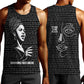 Chimamanda Ngozi Adichie Men Tank Top with Expressive Speaking Portrait, Stories Shape Reality - African Pride