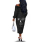 Chimamanda Ngozi Adichie Off The Shoulder Long Sleeve Dress with Expressive Speaking Portrait, Stories Shape Reality - African Pride