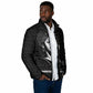 Chimamanda Ngozi Adichie Padded Jacket with Expressive Speaking Portrait, Stories Shape Reality - African Pride