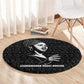 Chimamanda Ngozi Adichie Round Carpet with Expressive Speaking Portrait, Stories Shape Reality - African Pride