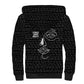 Chimamanda Ngozi Adichie Sherpa Hoodie with Expressive Speaking Portrait, Stories Shape Reality - African Pride