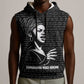 Chimamanda Ngozi Adichie Sleeveless Hoodie with Expressive Speaking Portrait, Stories Shape Reality - African Pride