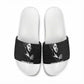 Chimamanda Ngozi Adichie Slide Sandals with Expressive Speaking Portrait, Stories Shape Reality - African Pride