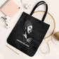 Chimamanda Ngozi Adichie Tote Bag with Expressive Speaking Portrait, Stories Shape Reality - African Pride