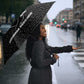 Chimamanda Ngozi Adichie Umbrella with Expressive Speaking Portrait, Stories Shape Reality - African Pride