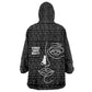 Chimamanda Ngozi Adichie Wearable Blanket Hoodie with Expressive Speaking Portrait, Stories Shape Reality - African Pride