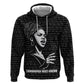 Chimamanda Ngozi Adichie Zip Hoodie with Expressive Speaking Portrait, Stories Shape Reality - African Pride
