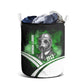 Garrett Morgan Laundry Basket with Gas Mask Invention Illustration, Inventing to Save Lives Quote - African Pride
