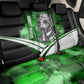 Garrett Morgan Back Car Seat Cover with Gas Mask Invention Illustration, Inventing to Save Lives Quote - African Pride