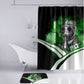 Garrett Morgan Bathroom Set with Gas Mask Invention Illustration, Inventing to Save Lives Quote - African Pride