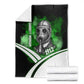 Garrett Morgan Blanket with Gas Mask Invention Illustration, Inventing to Save Lives Quote - African Pride