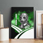 Garrett Morgan Canvas Wall Art with Gas Mask Invention Illustration, Inventing to Save Lives Quote - African Pride