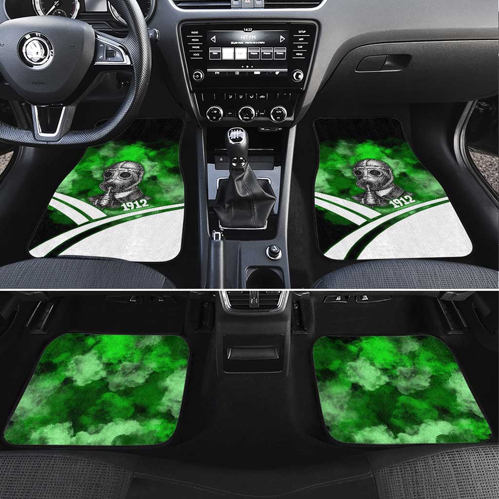 Garrett Morgan Car Mats with Gas Mask Invention Illustration, Inventing to Save Lives Quote - African Pride