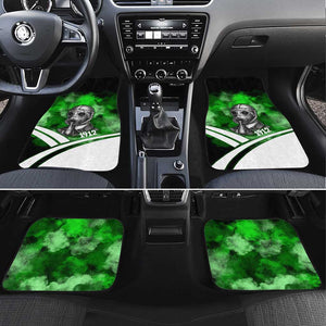 Garrett Morgan Car Mats with Gas Mask Invention Illustration, Inventing to Save Lives Quote - African Pride