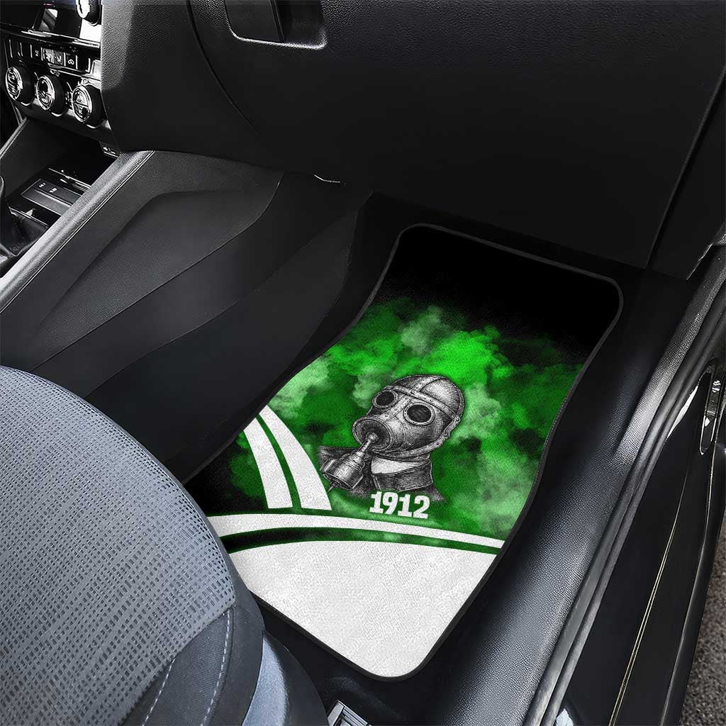 Garrett Morgan Car Mats with Gas Mask Invention Illustration, Inventing to Save Lives Quote - African Pride