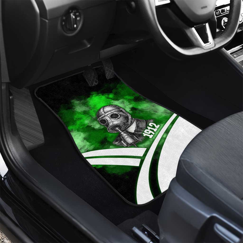 Garrett Morgan Car Mats with Gas Mask Invention Illustration, Inventing to Save Lives Quote - African Pride