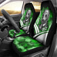 Garrett Morgan Car Seat Cover with Gas Mask Invention Illustration, Inventing to Save Lives Quote - African Pride