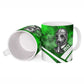 Garrett Morgan Ceramic Mug with Gas Mask Invention Illustration, Inventing to Save Lives Quote - African Pride