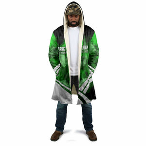 Garrett Morgan Cloak with Gas Mask Invention Illustration, Inventing to Save Lives Quote - African Pride