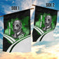 Garrett Morgan Garden Flag with Gas Mask Invention Illustration, Inventing to Save Lives Quote - African Pride