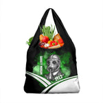Garrett Morgan Grocery Bag with Gas Mask Invention Illustration, Inventing to Save Lives Quote - African Pride