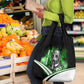 Garrett Morgan Grocery Bag with Gas Mask Invention Illustration, Inventing to Save Lives Quote - African Pride