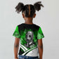Garrett Morgan Kid T shirt with Gas Mask Invention Illustration, Inventing to Save Lives Quote - African Pride