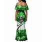 Garrett Morgan Mermaid Dress with Gas Mask Invention Illustration, Inventing to Save Lives Quote - African Pride