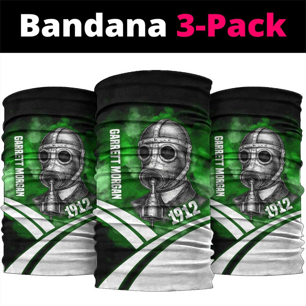 Garrett Morgan Neck Gaiter with Gas Mask Invention Illustration, Inventing to Save Lives Quote - African Pride