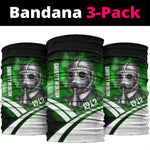 Garrett Morgan Neck Gaiter with Gas Mask Invention Illustration, Inventing to Save Lives Quote - African Pride