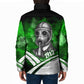 Garrett Morgan Padded Jacket with Gas Mask Invention Illustration, Inventing to Save Lives Quote - African Pride