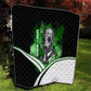 Garrett Morgan Quilt with Gas Mask Invention Illustration, Inventing to Save Lives Quote - African Pride