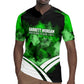 Garrett Morgan Rugby Jersey with Gas Mask Invention Illustration, Inventing to Save Lives Quote - African Pride